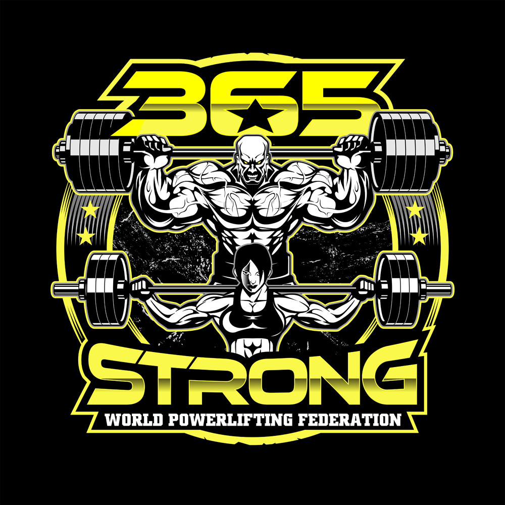 365 Strong Powerlifting T-Shirt Sale