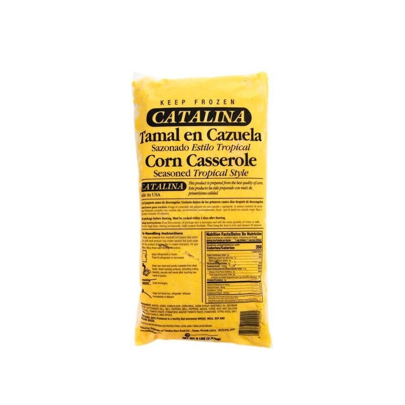 5 lbs Tamale Casserole - Tamal En Cazuela