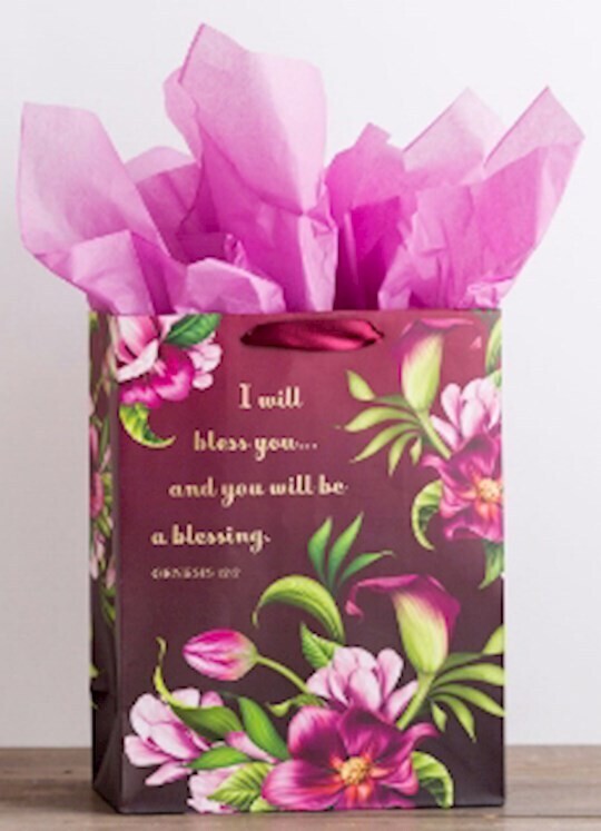 91345 Gift Bags-I Will Bless You - Purple