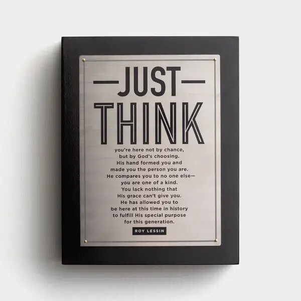 J0691 Just Think - Plaque