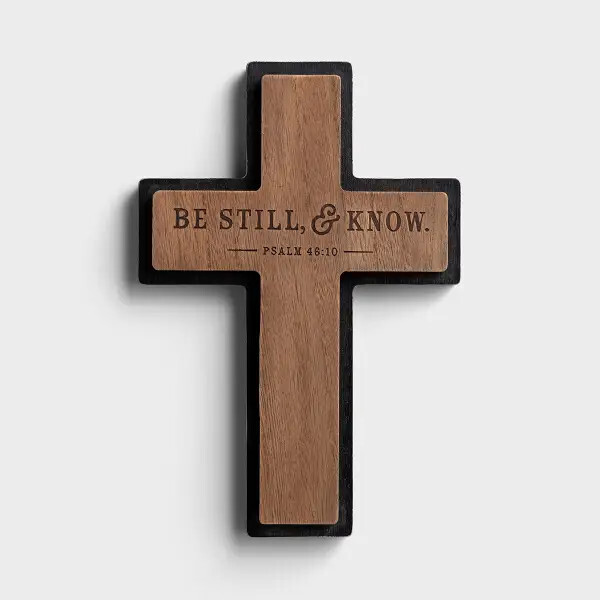 J3870 Be Still &amp; Know - Wall Cross