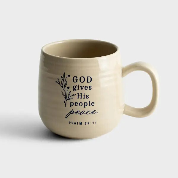 J3873 Peace &amp; Strength - Ceramic Mug