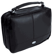 Two-Fold Luxleather Organizer-Large-Black