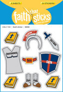 Sticker-God&#39;s Armor (6 Sheets) (Faith That Sticks)