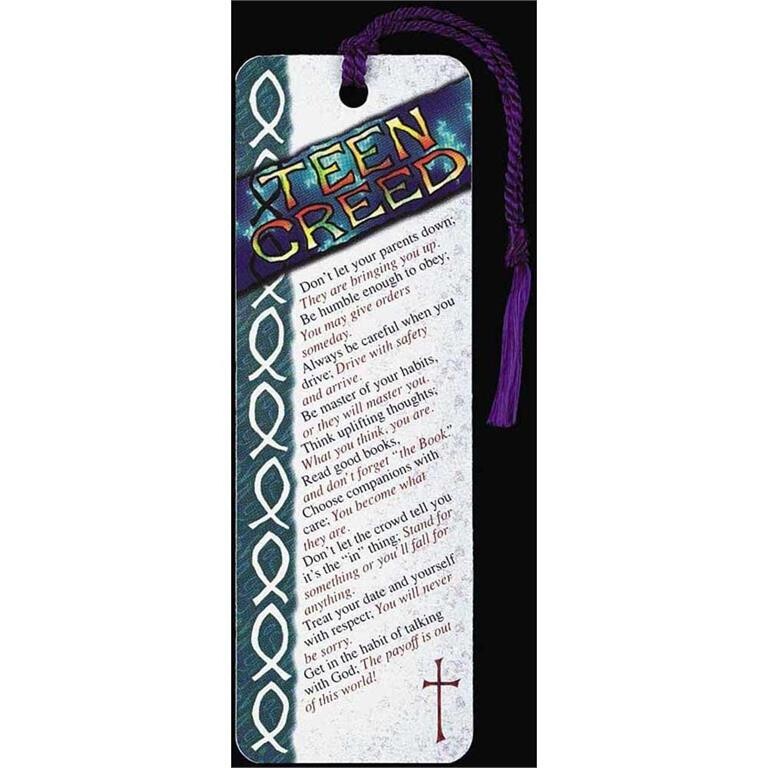 BKM-1043Teen Creed Bookmark