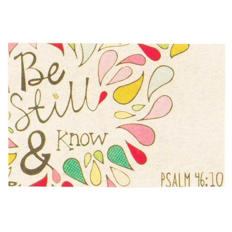 IBB-33-Be Still &amp; Know (Psalm 46:10) - Pass It On Card