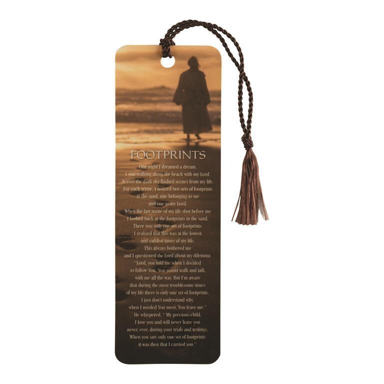 BKMTL-250 Footprints Bookmark
