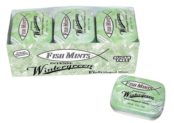 Candy-Scripture Mints Pocket Tin-(Sugar Free)-Wintergreen
