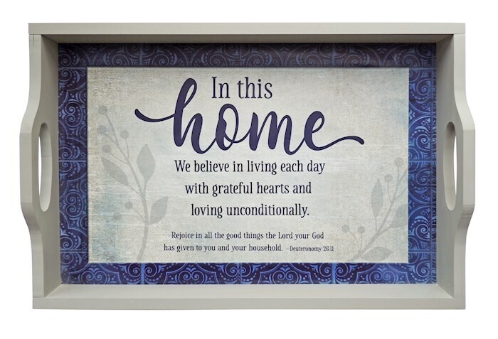 ST214-In This Home Serving Tray