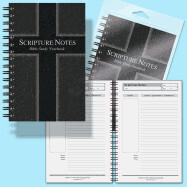 81901 Scripture Notes Bible Study Notebook - Black