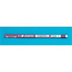 P-467-PENCIL I (HEART) JESUS/JESUS (HEART) ME