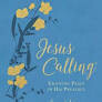 Jesus Calling Large Print- Blue Leathersoft - Sarah Young