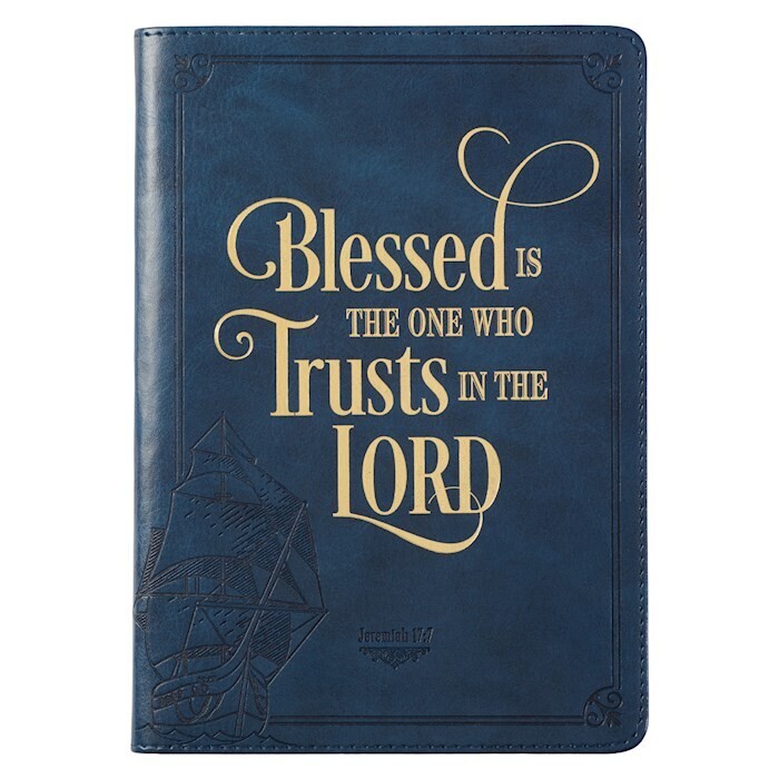 JL670-Journal-Classic LuxLeather-Blessed is the One Who Trusts Jer. 17:7