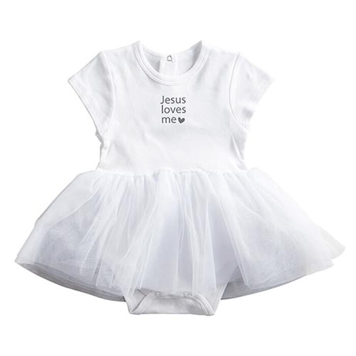 L2314 Dress-Jesus Loves Me (6-12 mths)