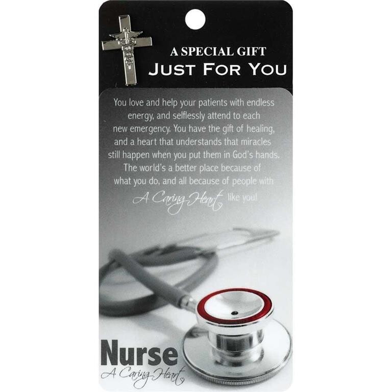 JA-3675-Nurse-Tie Tack &amp; Pocket Card