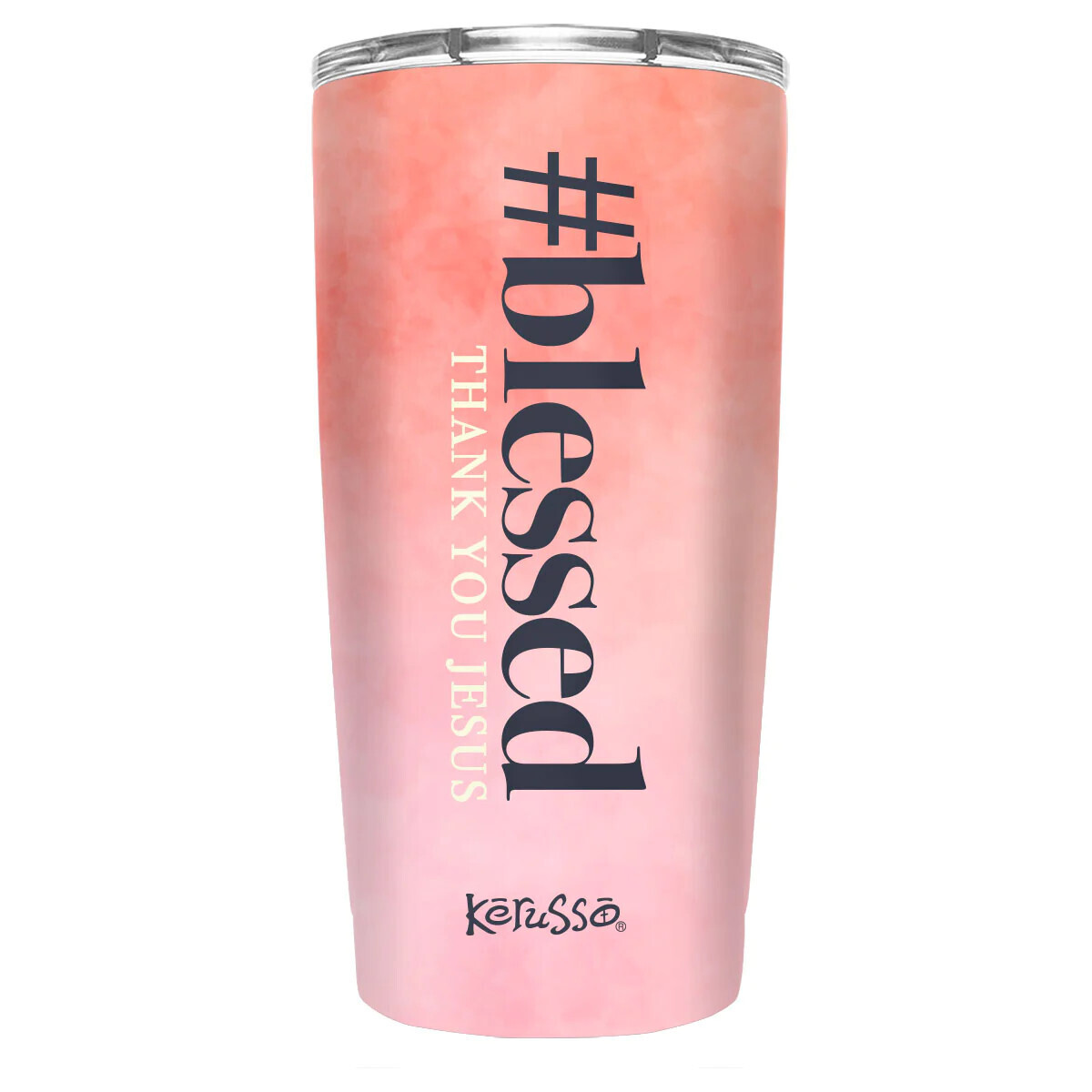 MUGS258  Kerusso Blessed 20 oz Stainless Steel Tumbler