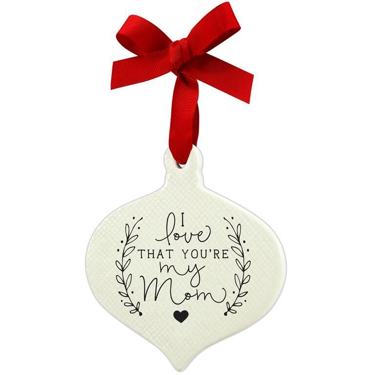 12668 ORNAMENT DOODLE MOM RIBBON HANG