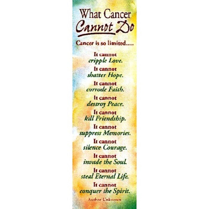 Bookmark-What Cancer Cannot Do (Colossians 1:3)