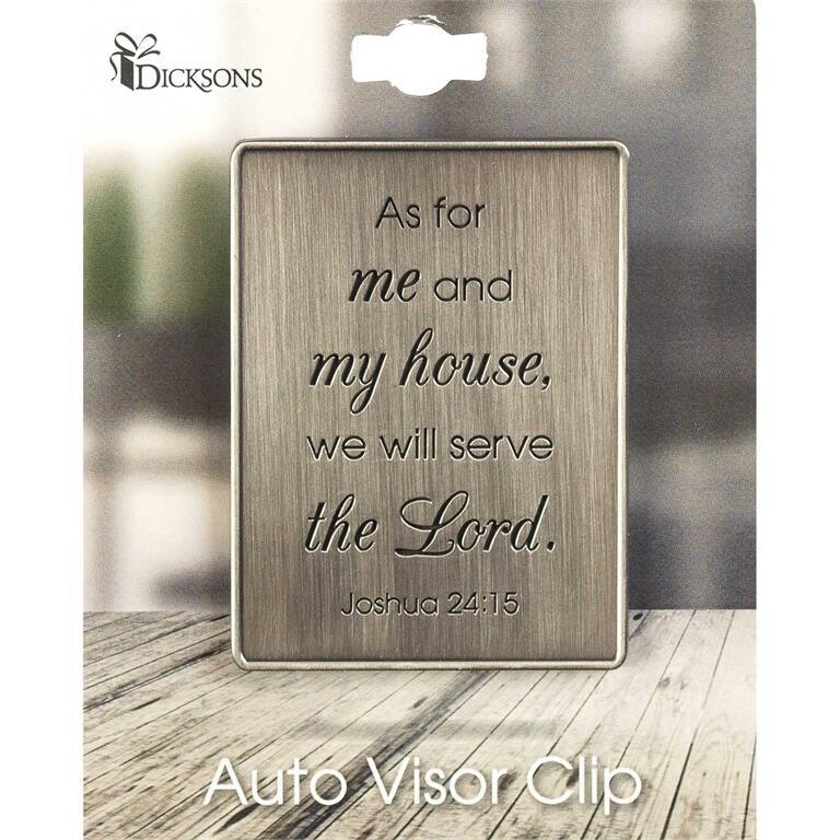 AVC-175 VISOR CLIP AS FOR ME&amp;MY HOUSE JOSH.24:15