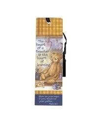 Tassel Bookmark - The Heart of a Teacher - Teddy Bear