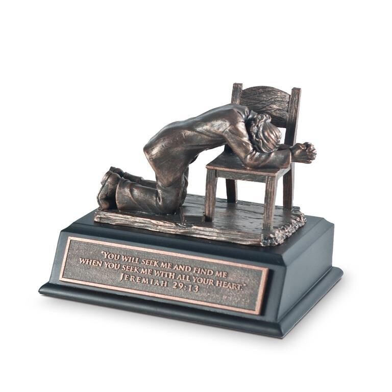 20353 Sculpture-Moments Of Faith: Praying Man-Small (#20353)