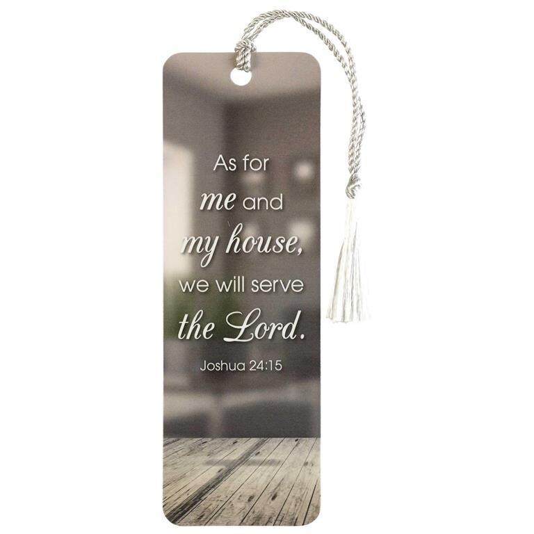 BKMTL-397 BOOKMARK TASSEL AS FOR ME&amp;MY JOSH.24:15