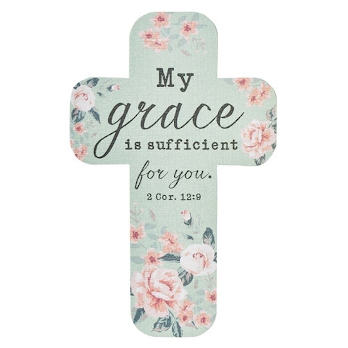 BMC124 Cross Bookmark My Grace Is Sufficient