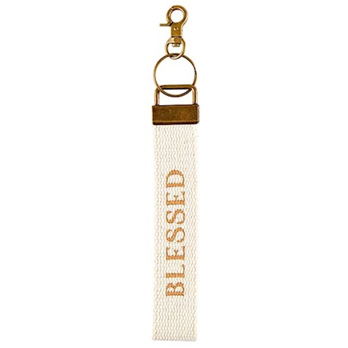 L6132 Keychain-Canvas-Blessed