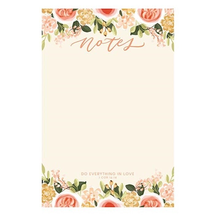 L5984 Notepad-Do Everything In Love (4&quot; x 6&quot;)