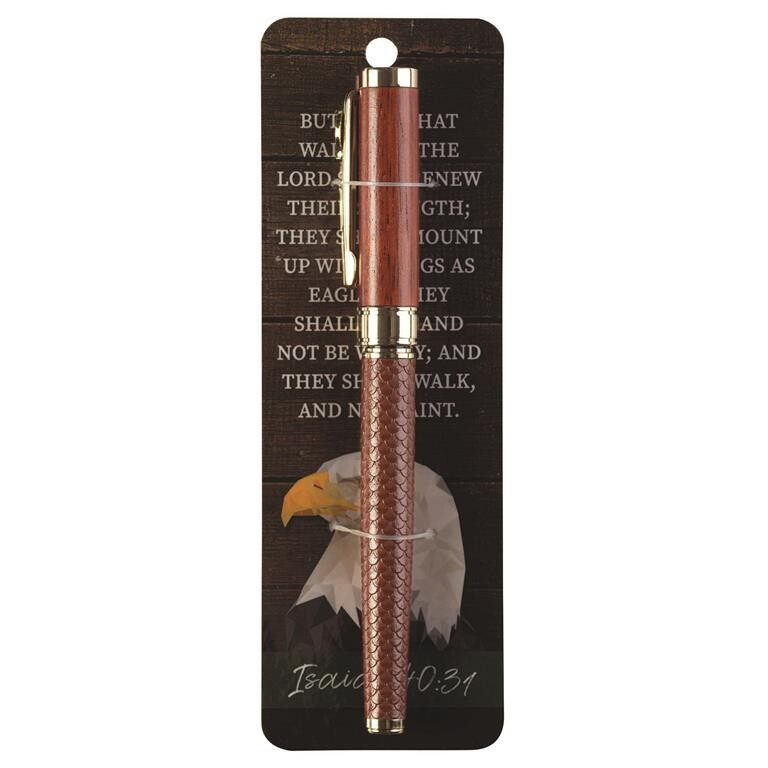 W-520 PEN CROSS EMBLEM EAGLE ISAIAH 40:31