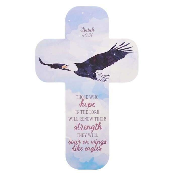 Cross Bookmark Eagles Wings Isaiah 40:31