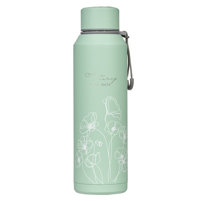 Mercy Hazy Teal Stainless Steel Water Bottle