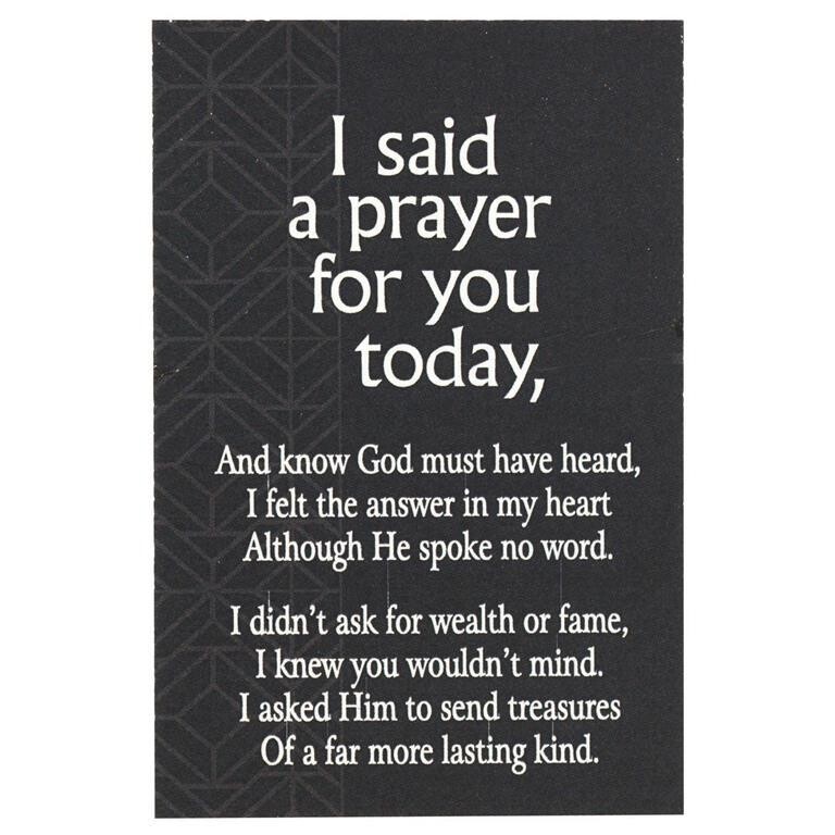 IBB-163 I SAID A PRAYER FOR YOU TODAY