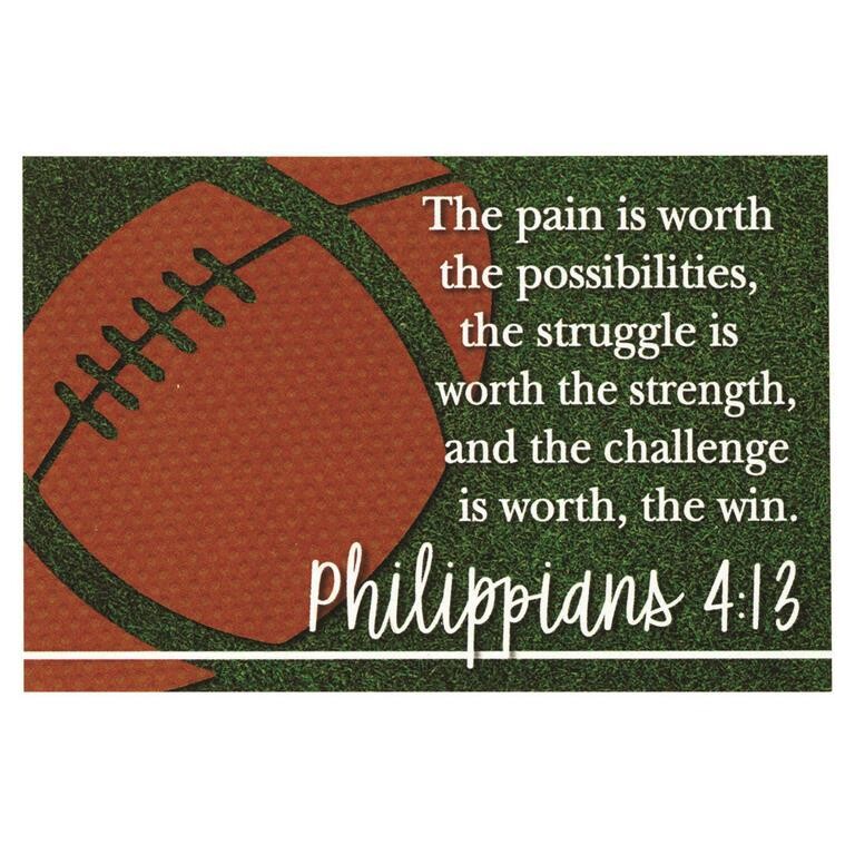 IBB-152 ITTY BITTY CARD FOOTBALL PHILLIPIANS 4