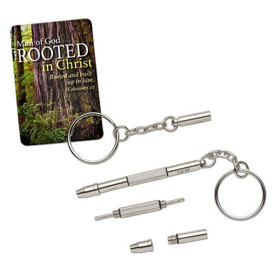 Tape Measure Keychain: Living Christ&#39;s Calling