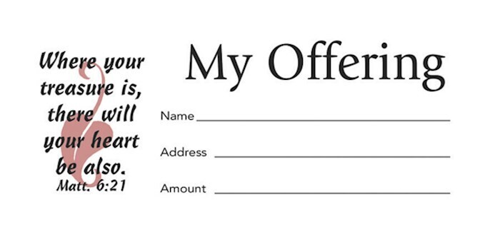 Offering Envelopes 100 count bill size