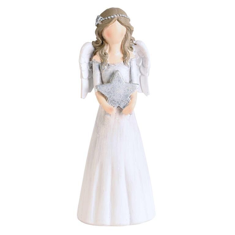 CHANGR-709 ANGEL WITH SILVER STAR 5.75IN