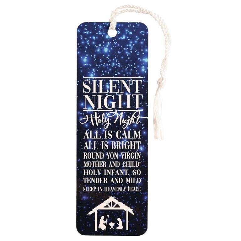 CHBKMTL-1014 TASSEL BOOKMARK SILENT NIGHT
