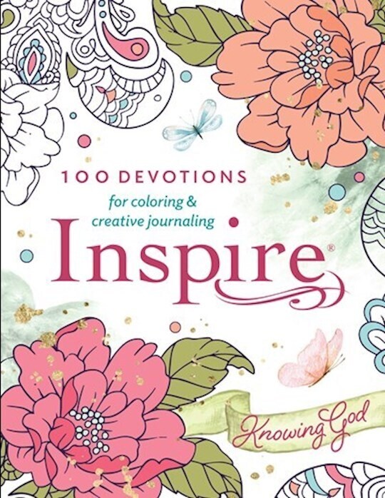 Inspire: Knowing God SC: 100 Devotions for Coloring and Creative Journaling