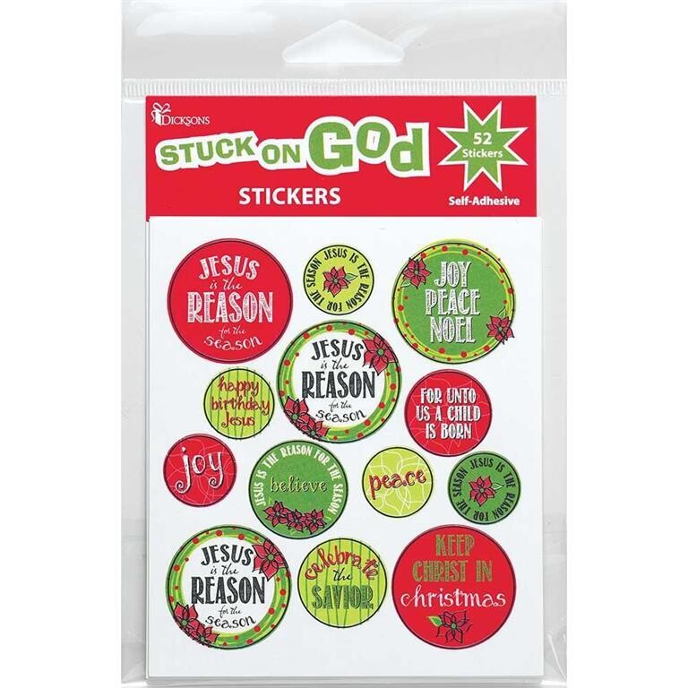 CHSTKR-2002 STICKER SHEETS JESUS IS THE