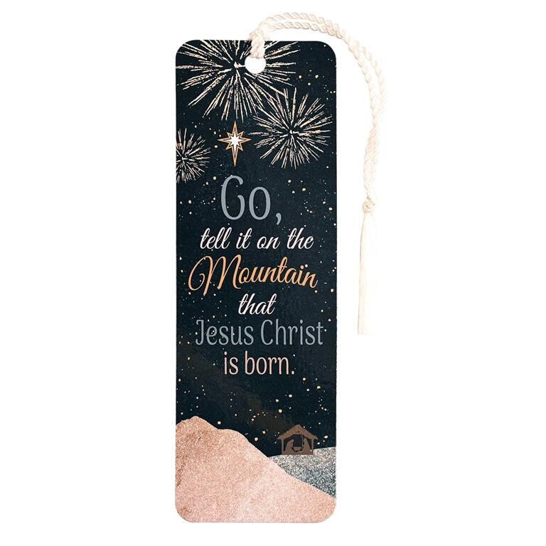 CHBKMTL-1017 TASSEL BOOKMARK GO TELL IT ON THE