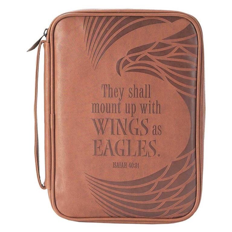 BCV-292 Wings as Eagles Isaiah 40:31 Bible Cover - Large