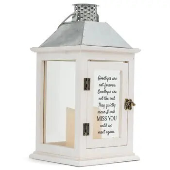 LTN197W Goodbyes They Quietly Will Miss You Lantern