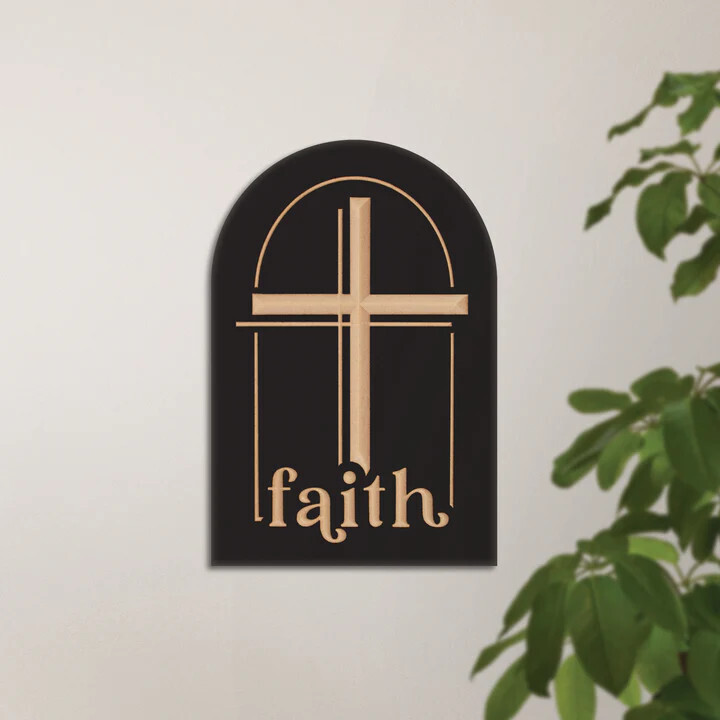 BFC0001 Faith Carved Art