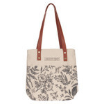 TOT179 - Amazing Grace Natural Canvas Tote Bag - 2 Corinthians 12:9