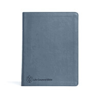 CSB Life Counsel Bible, Slate Blue Leathertouch: Practical Wisdom for All of Life