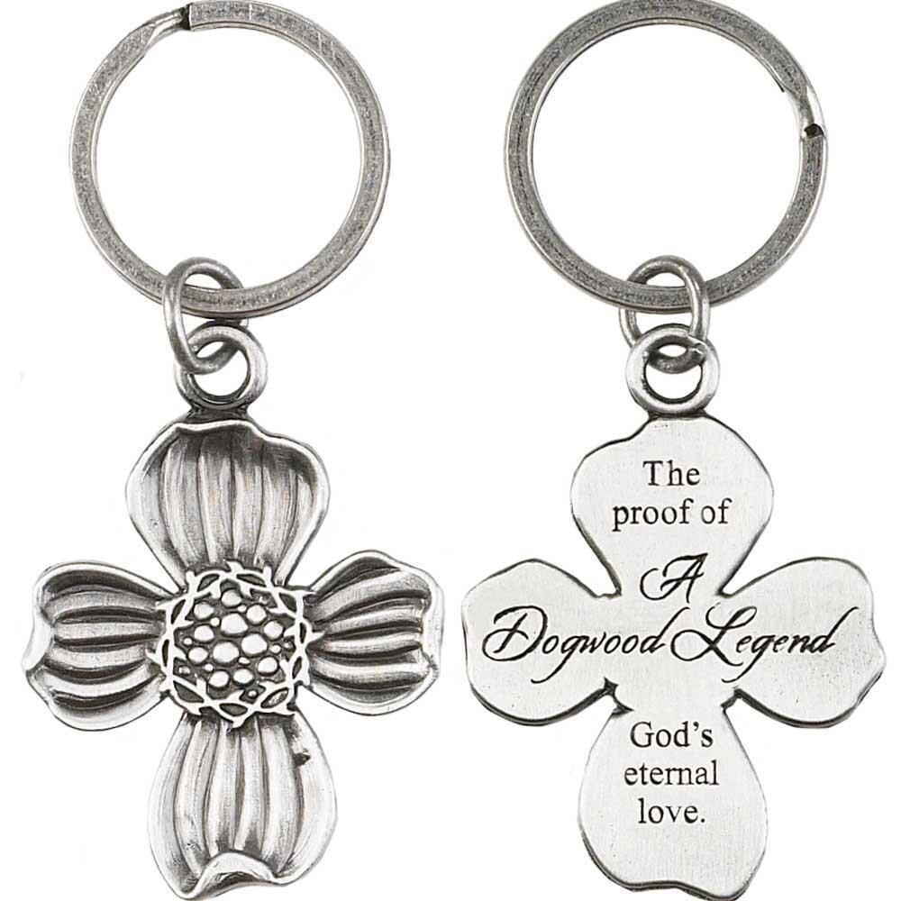 KC-384 KEYRING METAL LEGEND OF DOGWOOD