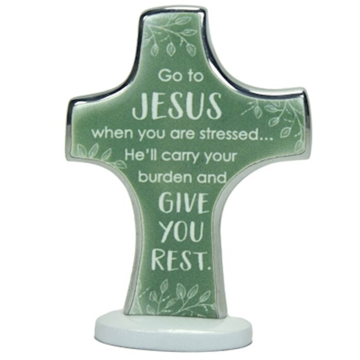 SQP143 Go To Jesus Bedtime Prayer Cross