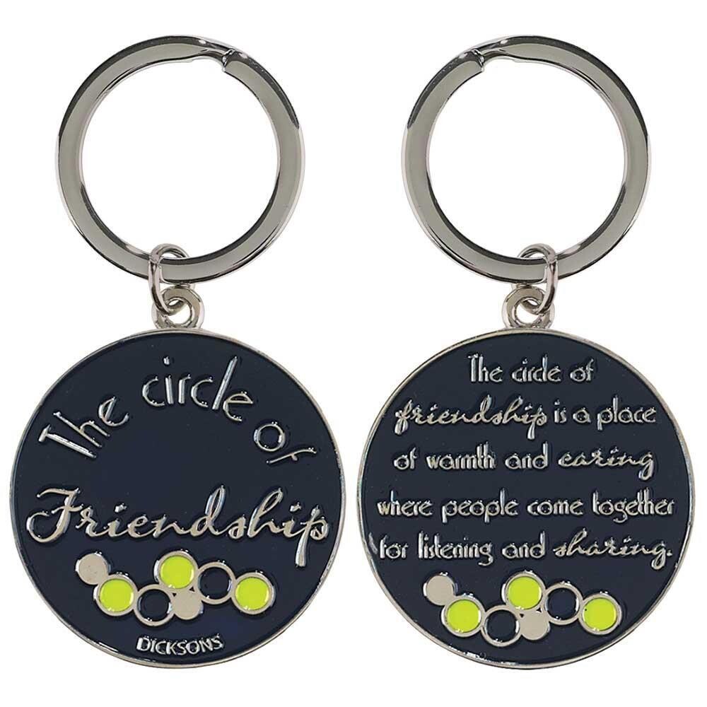 KC-601 KEYRING METAL CIRCLE OF FRIEND