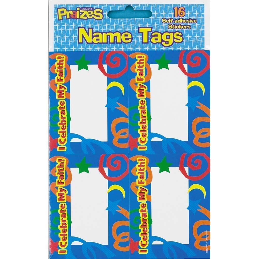 NT-101 I CELEBRATE MY FAITH NAME TAG